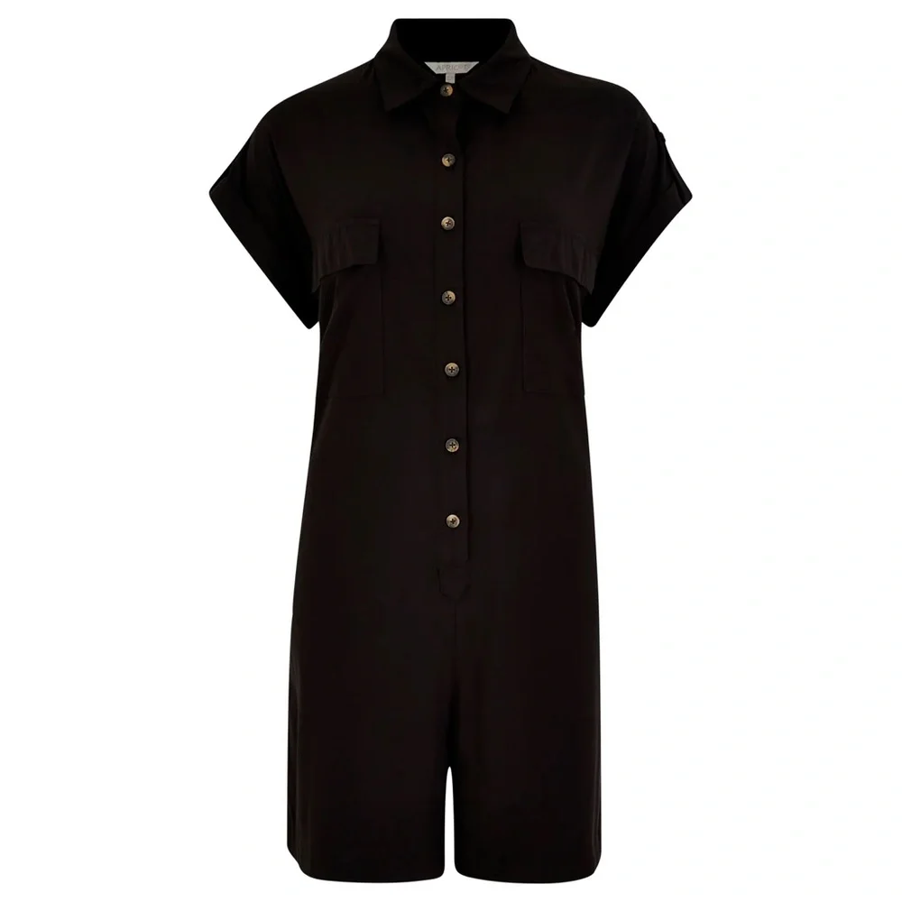 Apricot -Very Chic Roll Shirt one piece - Picture 1 of 1